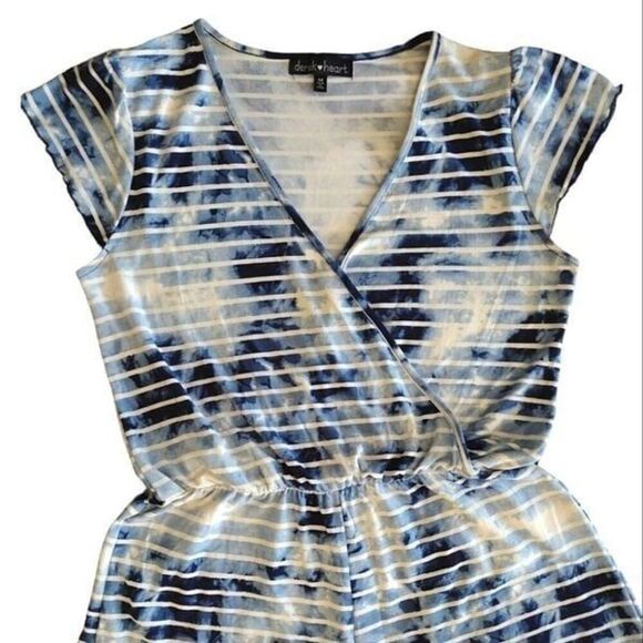 2 Short Sleeve Romper Shorts Sets Crochet Elephant Off Shoulder Size Med - Picture 6 of 12